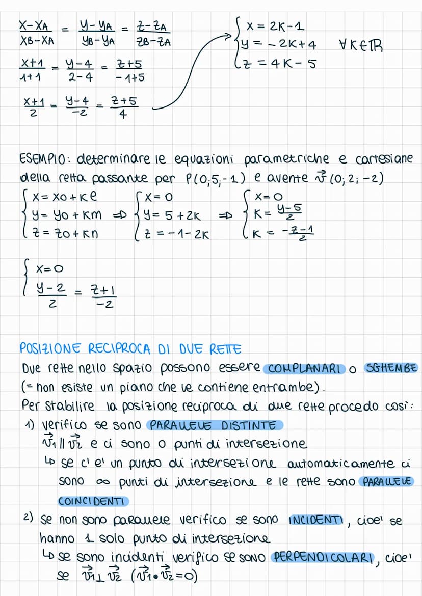 A
geometria s
analitica
COORDINATE CARTESIANE NELLO SPAZIO
Un punto e' dato da una terna ordinata di numeri che
rappresentano le coordinate 