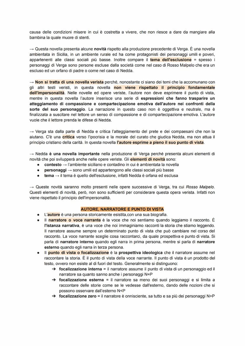 A questo punto di vista, a volte, si sovrappone il punto di vista di Mazzarò, che appare
ossessionato dalla sua ricchezza. Il punto di vista