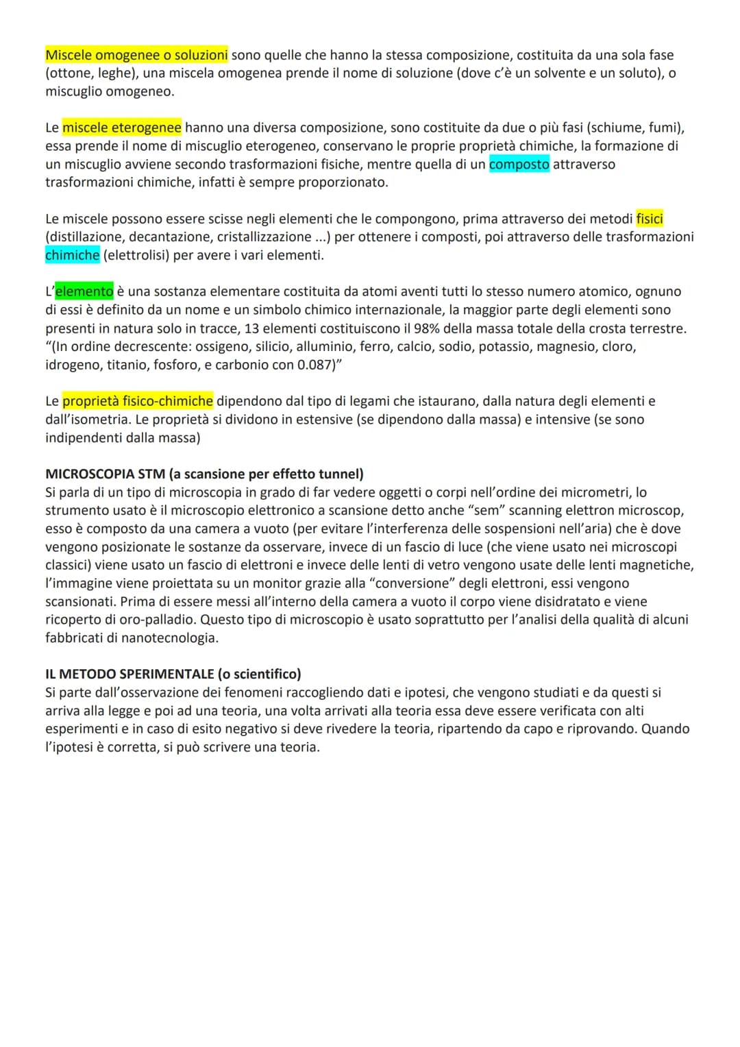 LA MATERIA
La materia è tutto ciò che possiede massa e occupa spazio (massa e volume). Essa è caratterizzata da:
1-composizione;
2-struttura
