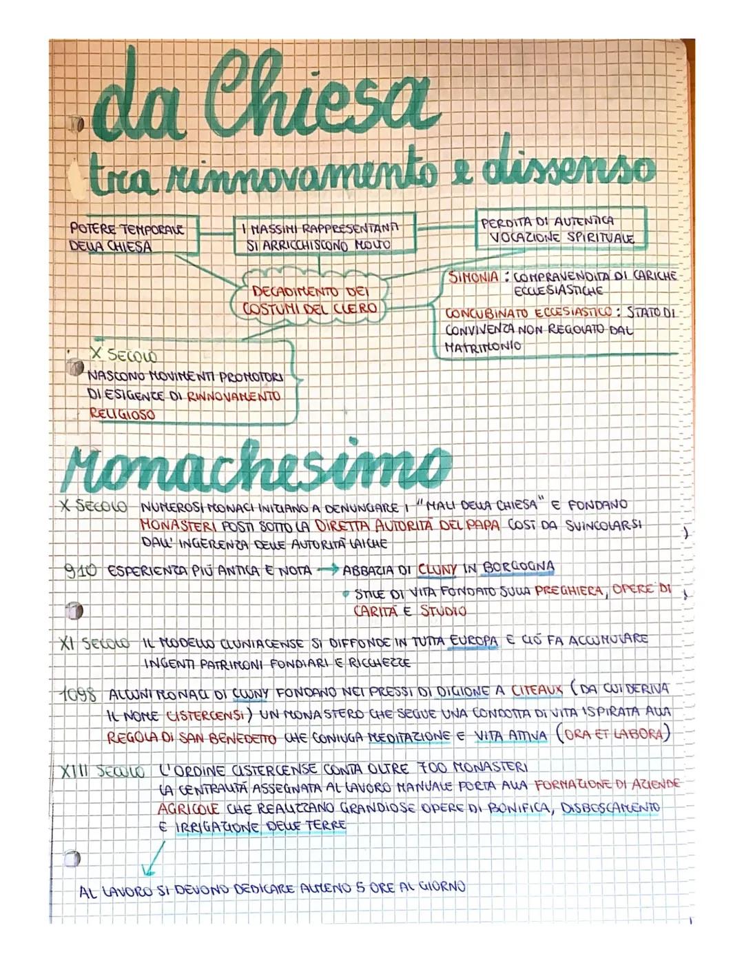 da Chiesa
tra rinnovamento e dissenso
POTERE TEMPORALE
DEWA CHIESA
MASSINI RAPPRESENTANT
STARRICCHISCONO MOLTO
DECADIMENTO DEI
COSTUMI DEL C