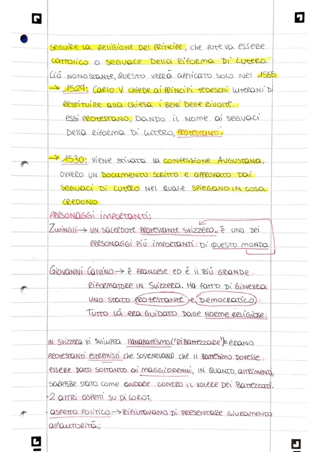 L
Riforma Protestante
La Riforma PRotestante avviene sia Dal PUNTO Di Vista Politico che
Religioso
I PERSONAGGI, che caratterizzaNO QUESTO P