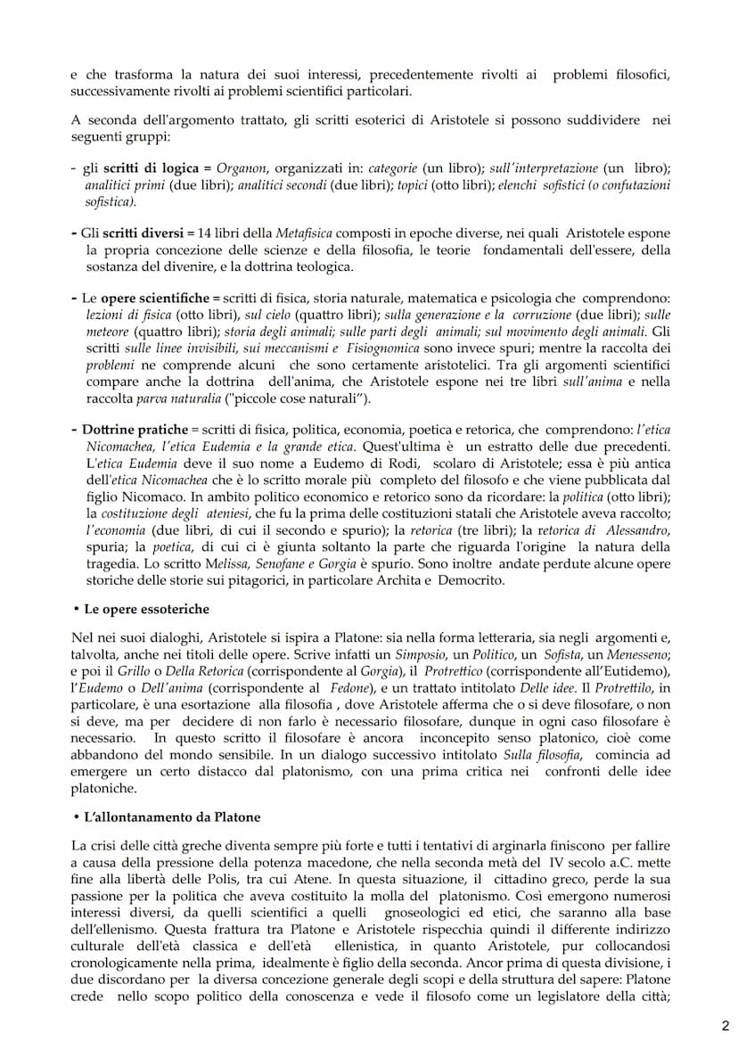 • La vita
ARISTOTELE
Aristotele è considerato il filosofo per eccellenza della tradizione occidentale ed è sempre stato
visto con ammirazion