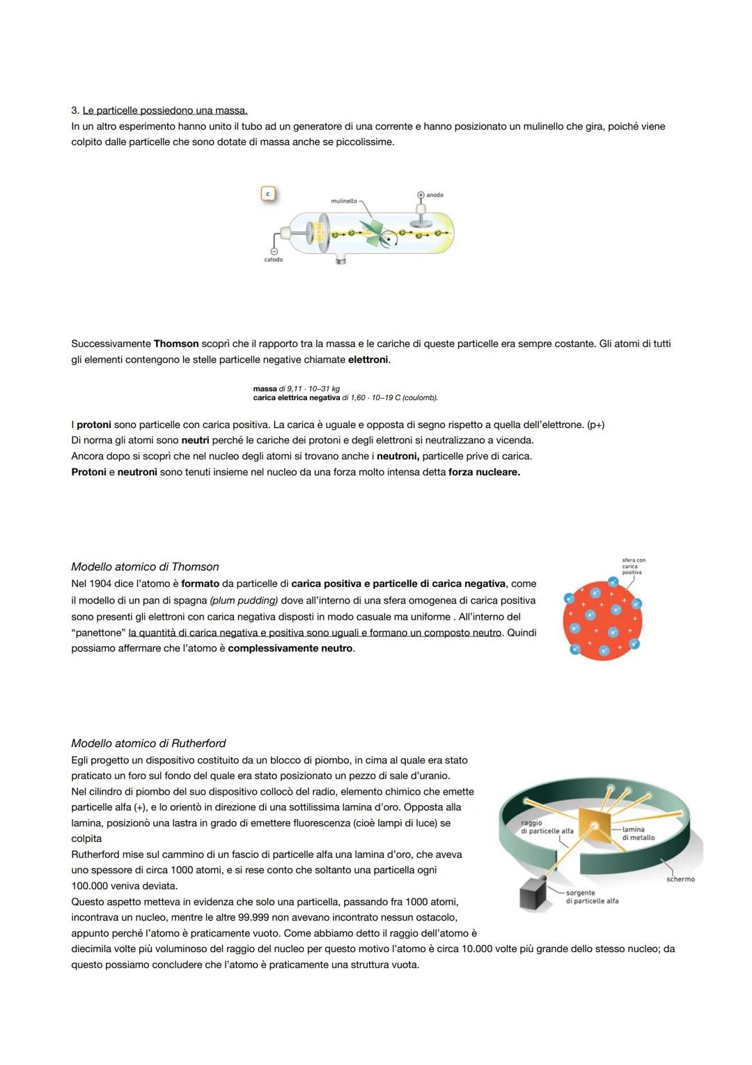 # Gli atomi e le particelle subatomiche

Teoria atomica di Dalton

L'idea di atomo come costituente fondamentale della materia fu proposta p