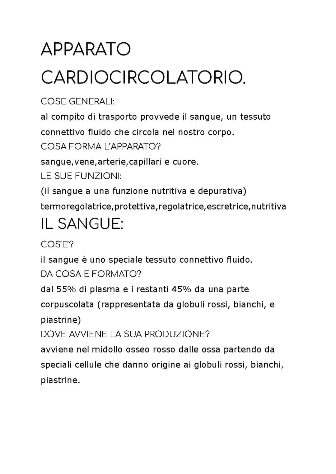 L’APPARATO CARDIOCIRCOLATORIO 