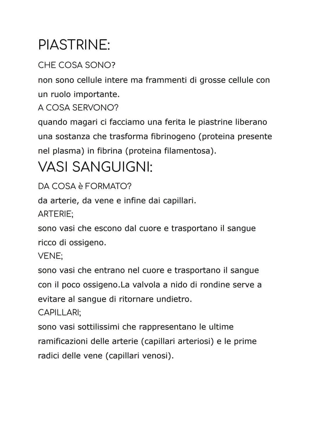 APPARATO
CARDIOCIRCOLATORIO.
COSE GENERALI:
al compito di trasporto provvede il sangue, un tessuto
connettivo fluido che circola nel nostro 