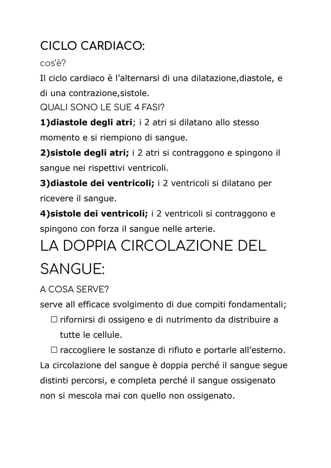 APPARATO
CARDIOCIRCOLATORIO.
COSE GENERALI:
al compito di trasporto provvede il sangue, un tessuto
connettivo fluido che circola nel nostro 