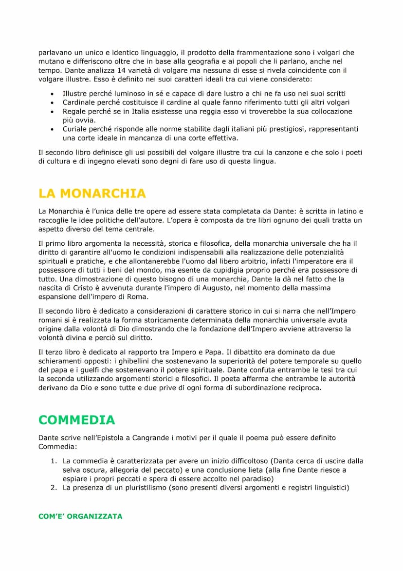 ATTUALITÀ DI DANTE
FARE SCELTE DECISIVE NELLA VITA
Che cosa vuole ricordarci Dante attraverso la Commedia? Dalla Commedia si ricavano alcuni