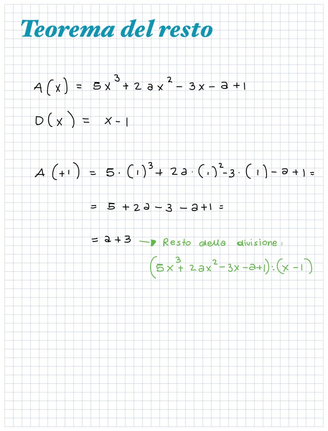 
<h3 id="definizionedipolinomi">Definizione di polinomi</h3>
<p>Un polinomio è un'espressione algebrica composta da una somma di monomi. Ess