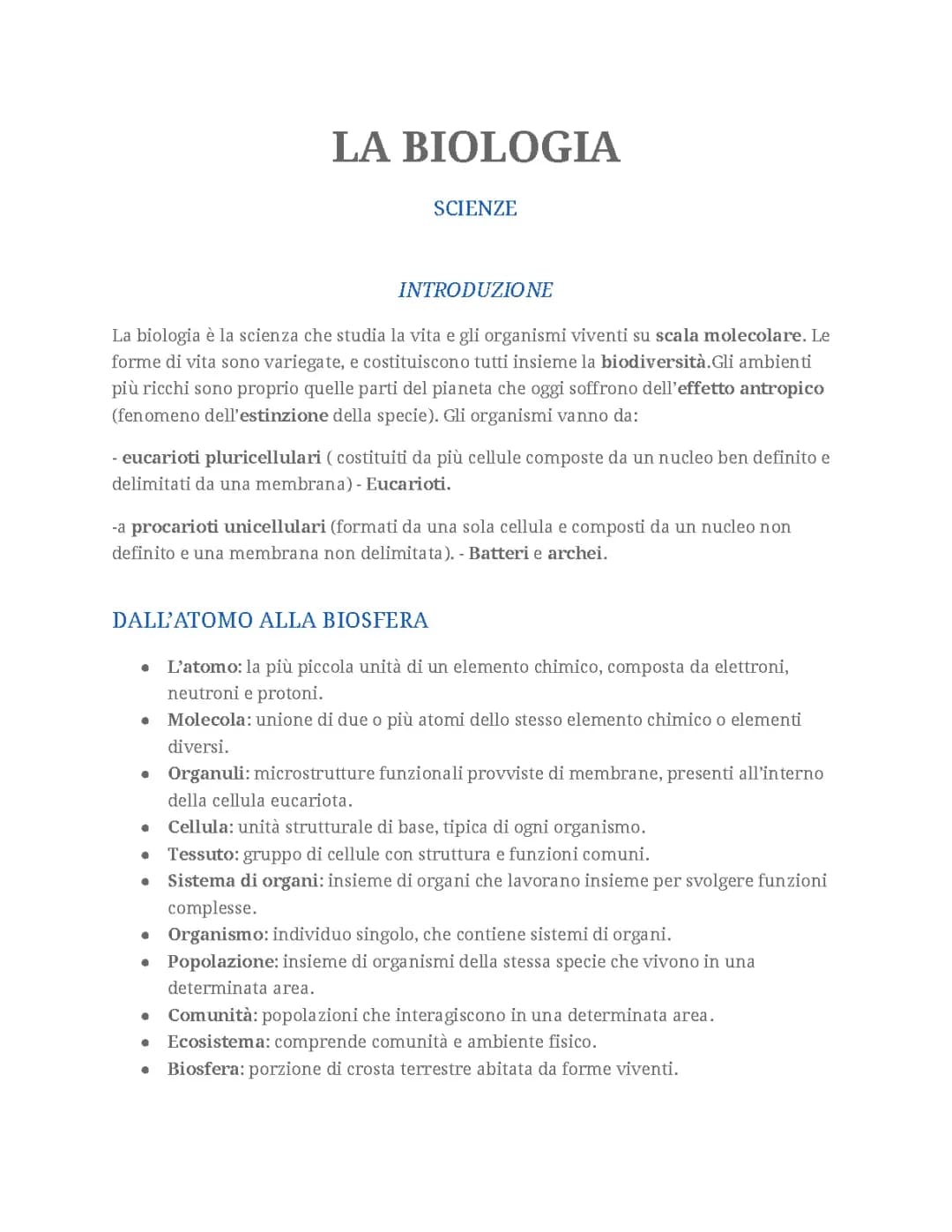 Scienze Naturali  