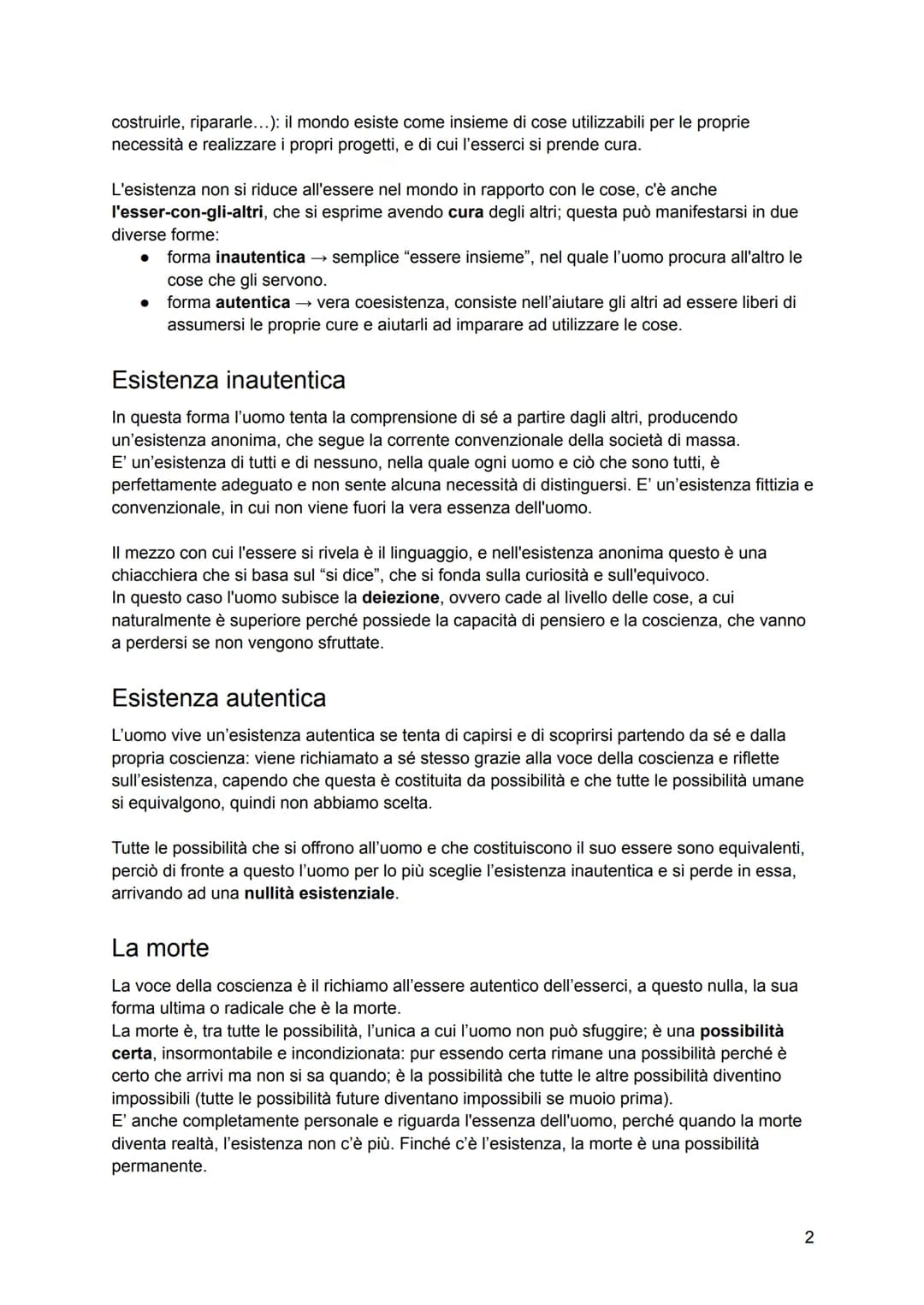 Esistenzialismo
Nasce negli anni '20-'30 ma si sviluppa dopo la seconda guerra mondiale, diventando una
moda negli anni '50-'60.
Rappresenta
