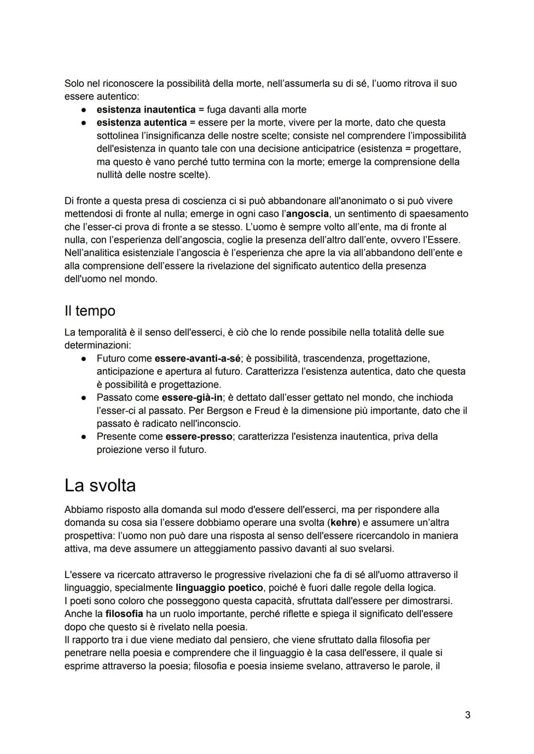 Esistenzialismo
Nasce negli anni '20-'30 ma si sviluppa dopo la seconda guerra mondiale, diventando una
moda negli anni '50-'60.
Rappresenta