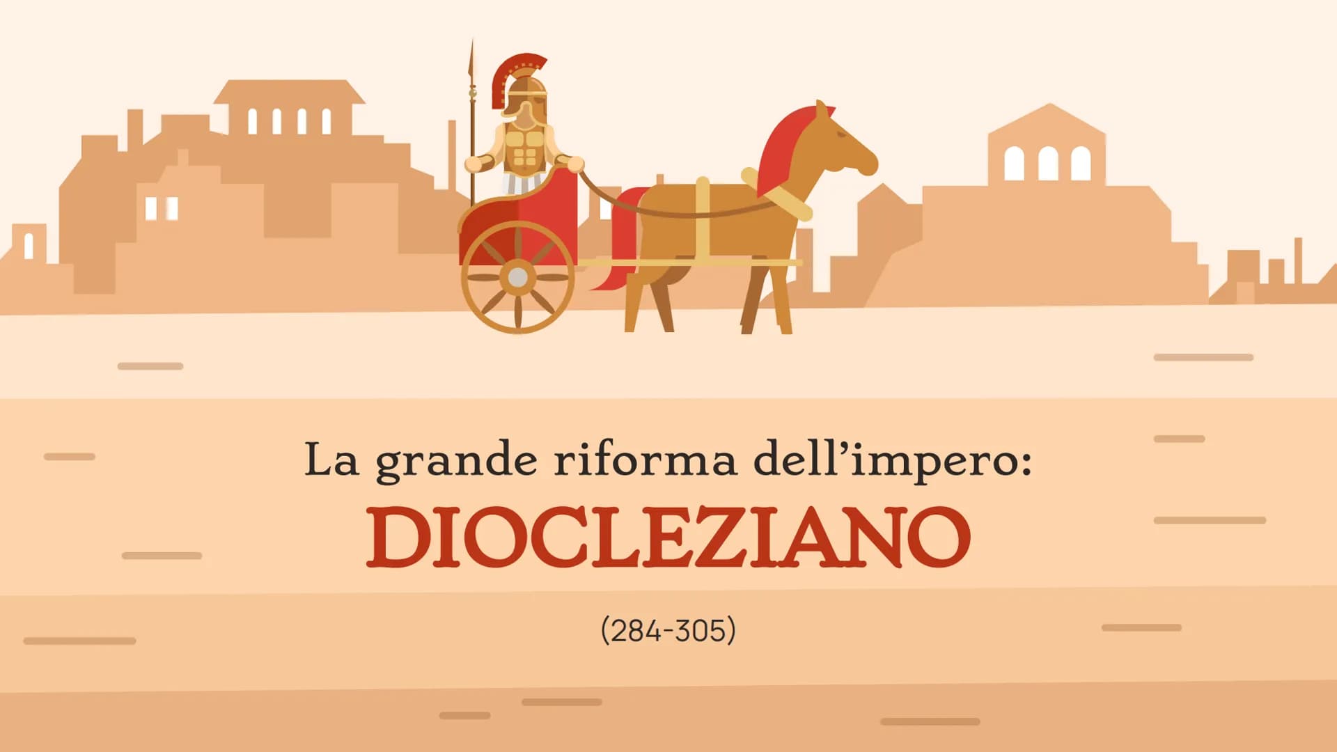 π
I
La grande riforma dell'impero:
DIOCLEZIANO
(284-305)
H |
CRONOLOGIA Dove lo collochiamo?
Floriano (276)
Aurelio Probo (276-282)
Caro (28