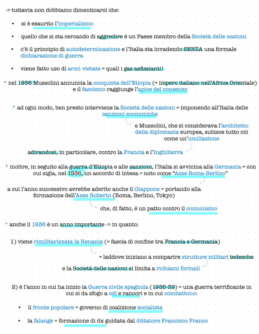 II GUERRA MONDIALE
* prima di descrivere le dinamiche del conflitto occorre far focus su una serie di avvenimenti
che:
hanno portato l'Europ