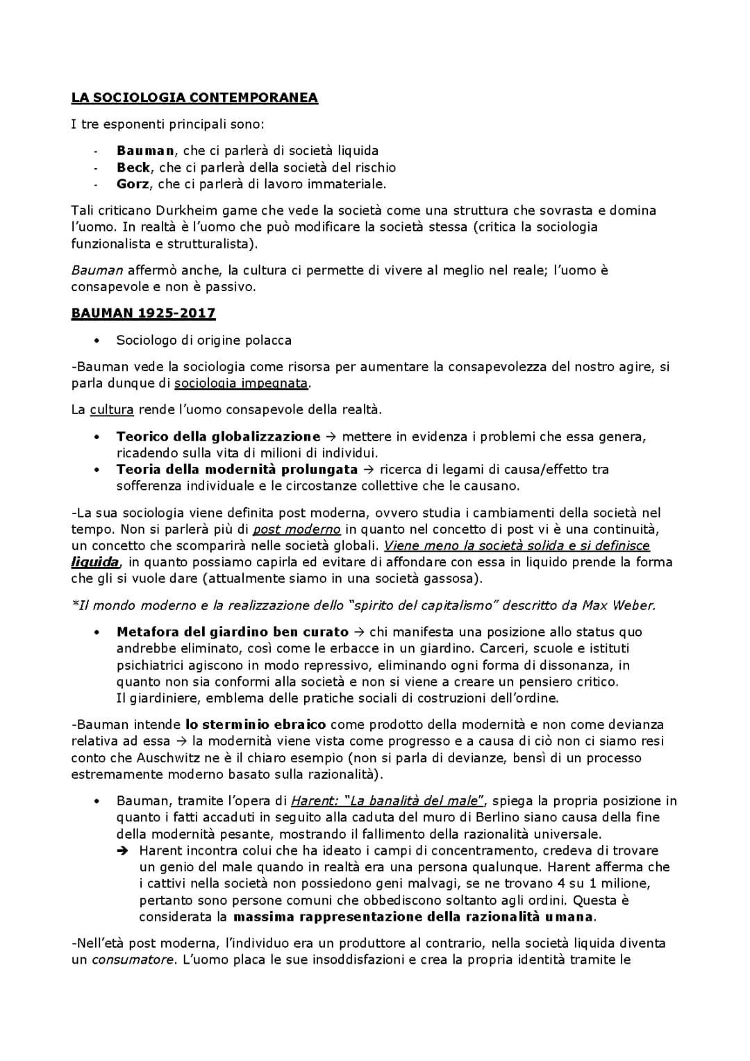 Il pensiero di Durkheim e Bauman: Società, Religione e Modernità