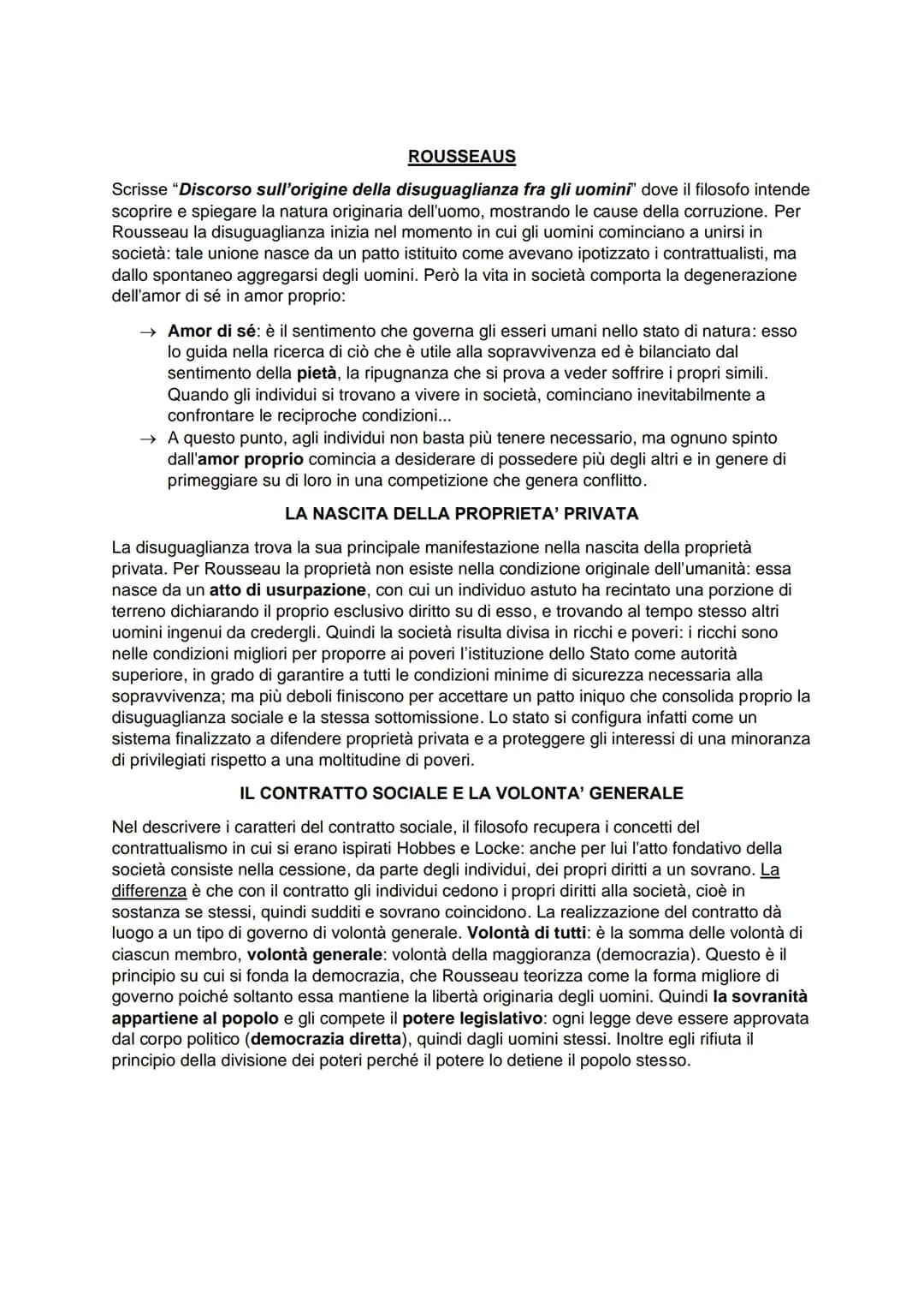 HOBBES
DEFINIZIONE STATO DI NATURA
Hobbes afferma che l'uomo nasce senza diritti e li acquisisce con la nascita del Governo. Lo stato di
nat