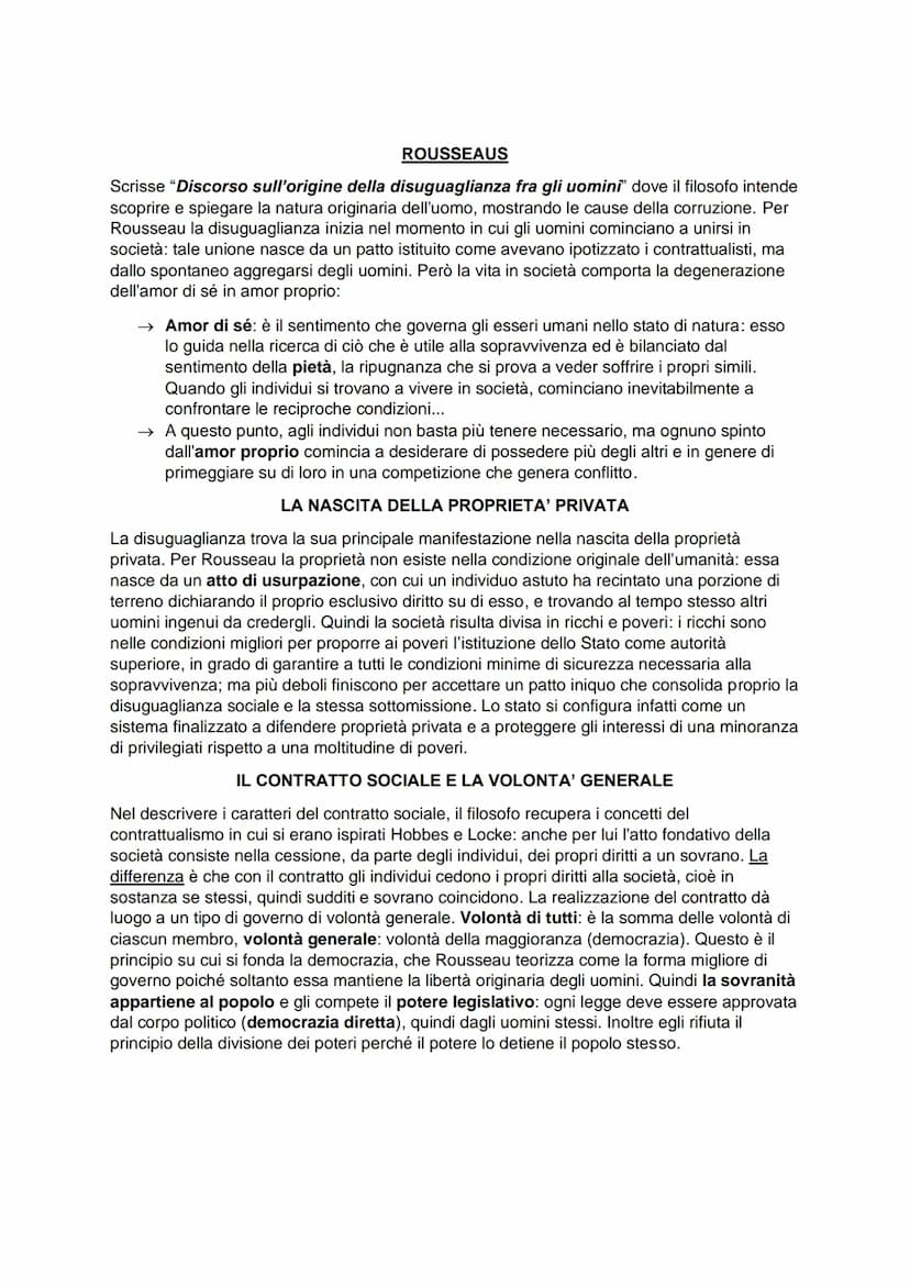 HOBBES
DEFINIZIONE STATO DI NATURA
Hobbes afferma che l'uomo nasce senza diritti e li acquisisce con la nascita del Governo. Lo stato di
nat
