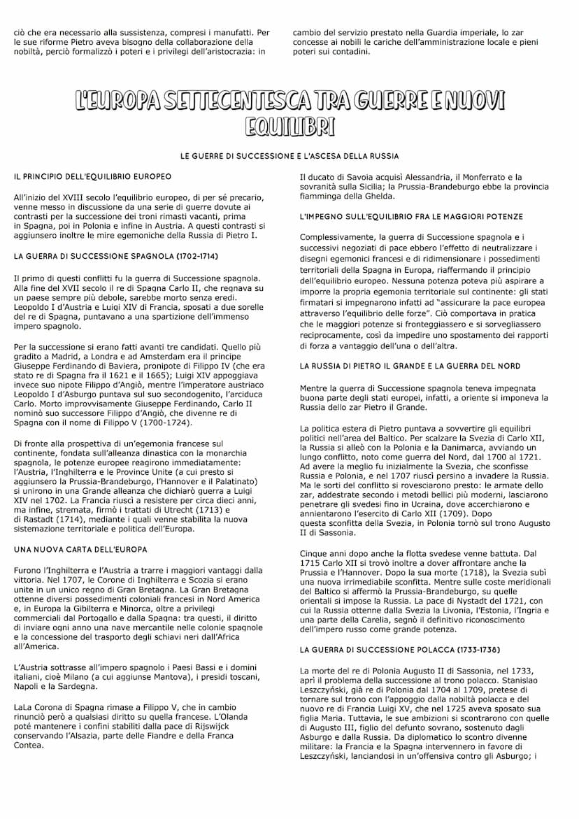 L'IMPERO ASBURGICO E IL RUOLO DI AUSTRIA E PRUSSIA
stesso anno una nuova alleanza militare, la Lega santa, alla
quale, oltre all'Austria e a