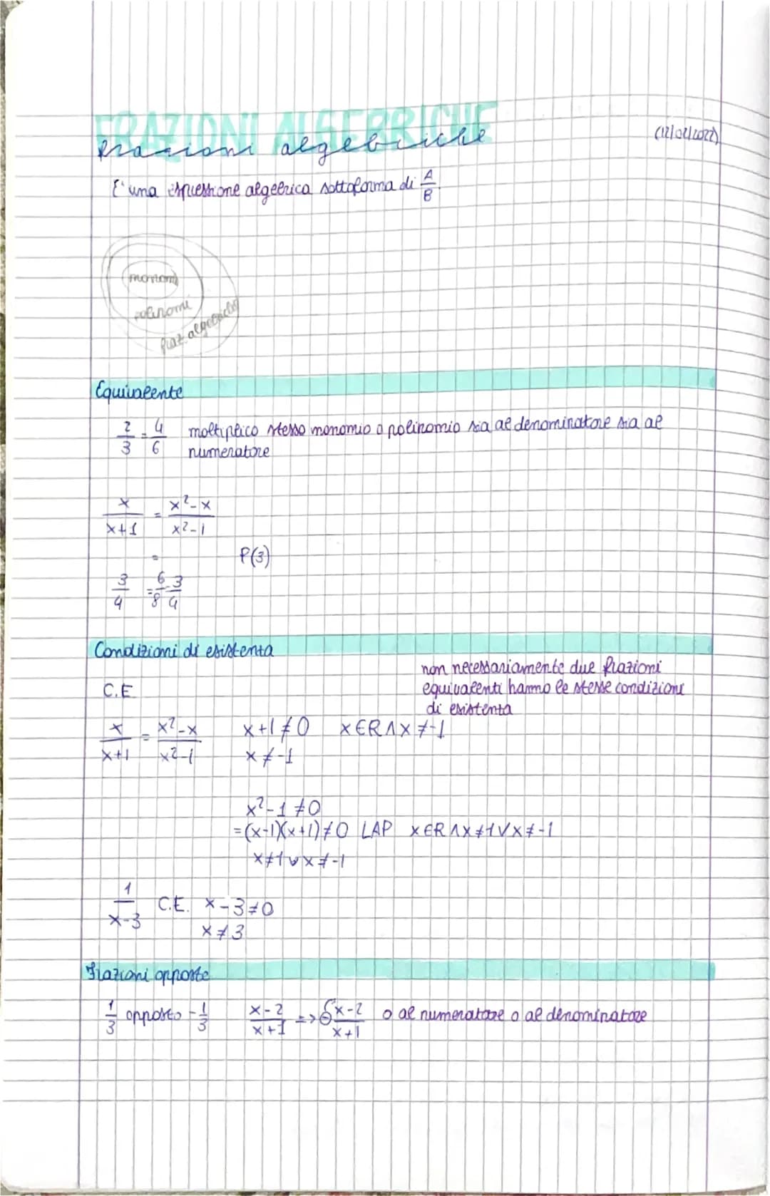 pracions algebriche
E' una spiessione algeerica sottoforma di f
mortom
9
felinome
2
3
Equivalente
4
moltiplico stesso monomio a polinomio si