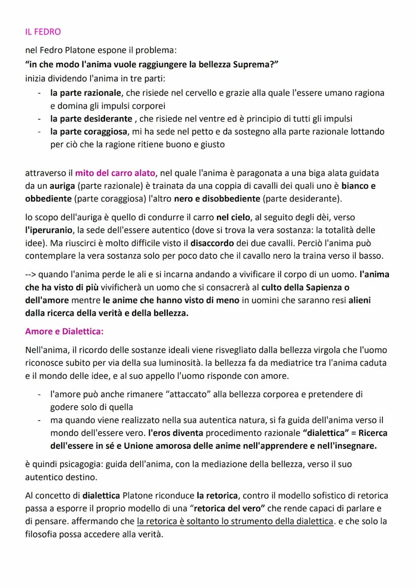 LA TEORIA DELLE IDEE:
Platone da molta importanza al metodo socratico delle definizioni, interpretandolo come il
primo passo verso un sapere