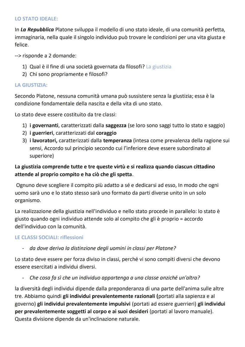 LA TEORIA DELLE IDEE:
Platone da molta importanza al metodo socratico delle definizioni, interpretandolo come il
primo passo verso un sapere