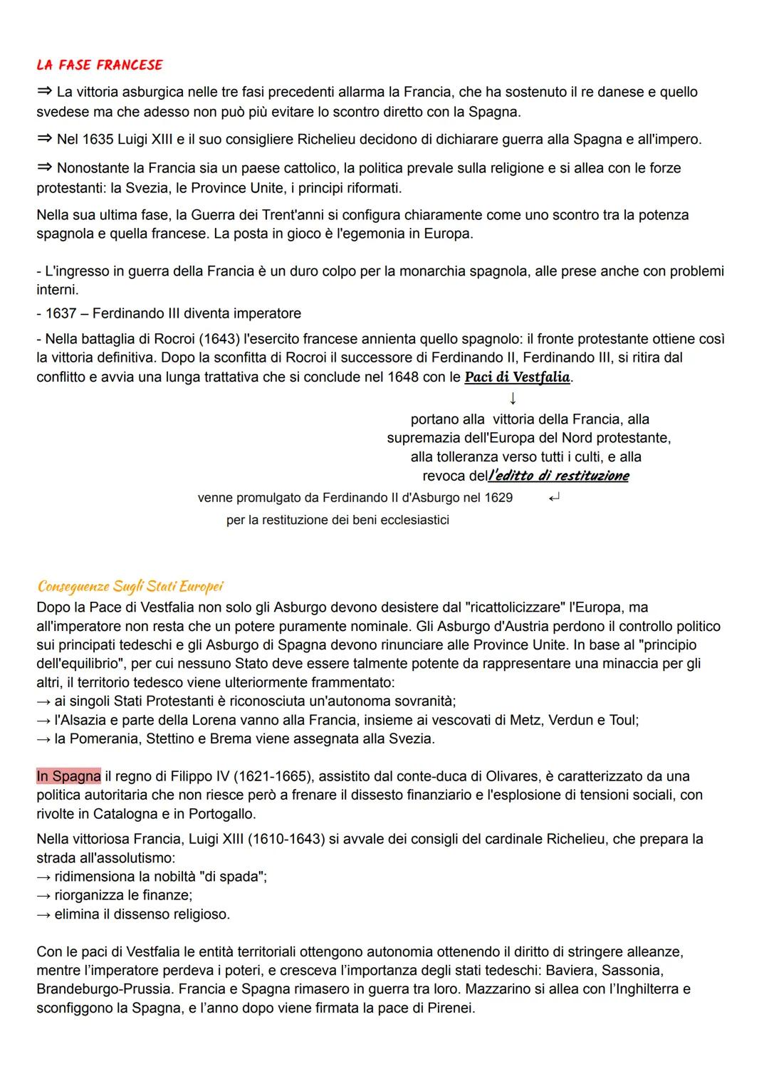 # LA GUERRA DEI 30 ANNI

Le Premesse

Dal 1618 al 1648 l'Europa è segnata da una nuova guerra, chiamata dei Trent'anni per la sua lunga dura