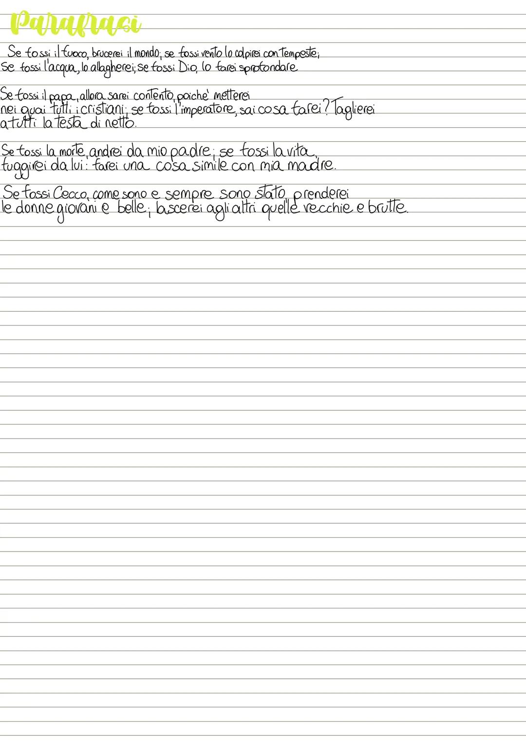 01unità_V1_1c.qxd 21-02-2009 18:10
LINE
C. Angiolieri
1 S'i' fosse: se io fossi.
2 arderei 'l: brucerei il.
3 lo tempesterei: gli
invierei t