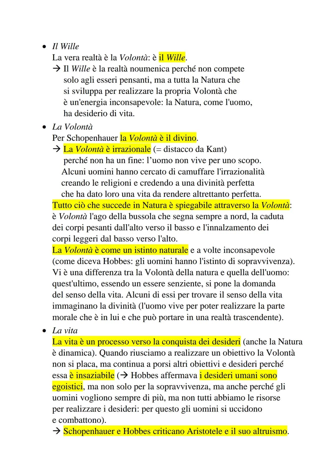 Arthur Schopenhauer
• La vita
Schopenhauer tende più verso la sinistra hegeliana (come
Kierkegaard), nonostante egli abbia avuto Schulz come