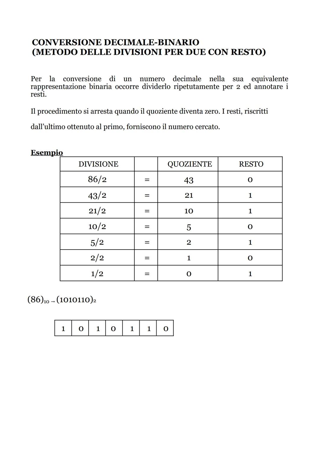 SISTEMI DI NUMERAZIONE
821
IL SISTEMA DECIMALE
La base del sistema decimale è 10
I simboli del sistema decimale sono: 0 1 2 3456789
Il siste