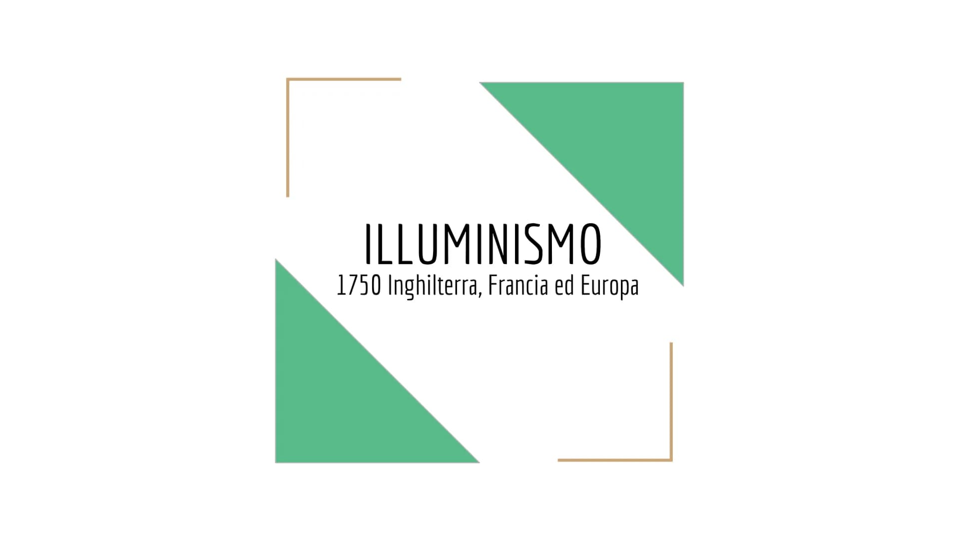 ILLUMINISMO
1750 Inghilterra, Francia ed Europa La storia dell'illuminismo
1751
Viene pubblicata la
prima Enciclopedia
che raccoglie tutti i