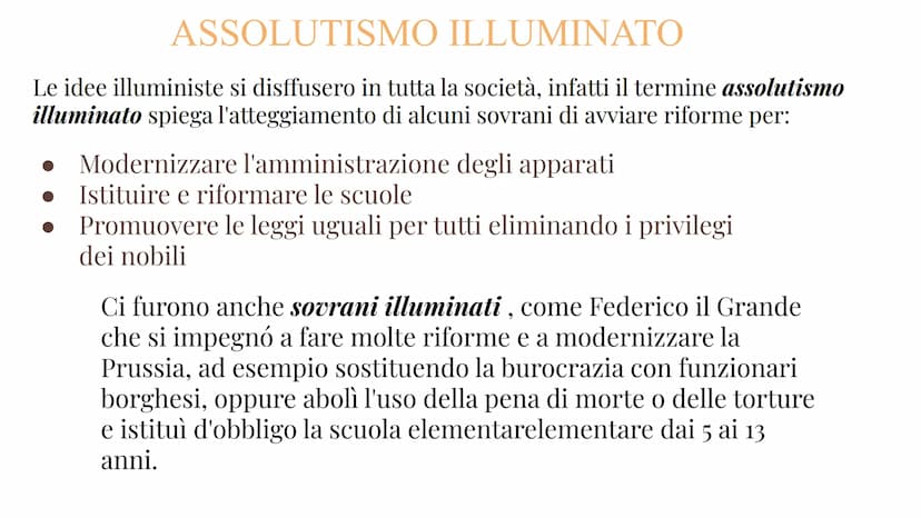 ILLUMINISMO
1750 Inghilterra, Francia ed Europa La storia dell'illuminismo
1751
Viene pubblicata la
prima Enciclopedia
che raccoglie tutti i
