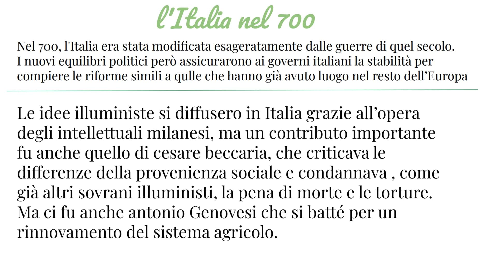 ILLUMINISMO
1750 Inghilterra, Francia ed Europa La storia dell'illuminismo
1751
Viene pubblicata la
prima Enciclopedia
che raccoglie tutti i