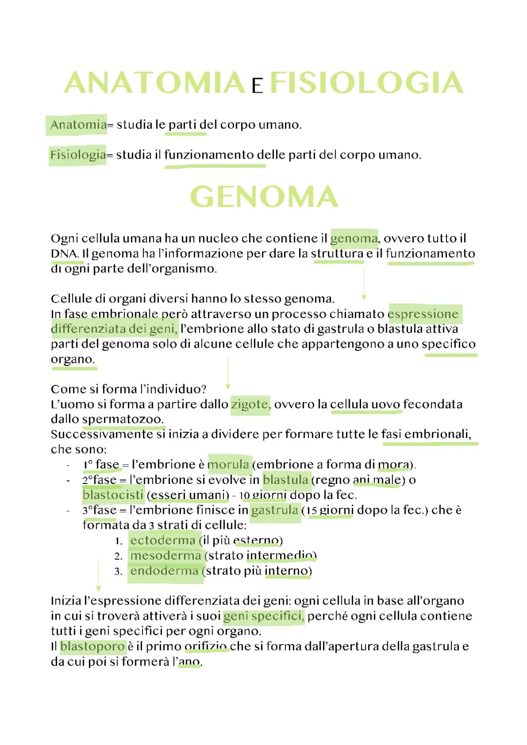 BIOLOGIA: TUTTI I TESSUTI, SANGUE, EMBRIOLOGIA, CUTE, APPARATO CARDIOVASCOLARE E CUORE ANATOMICO