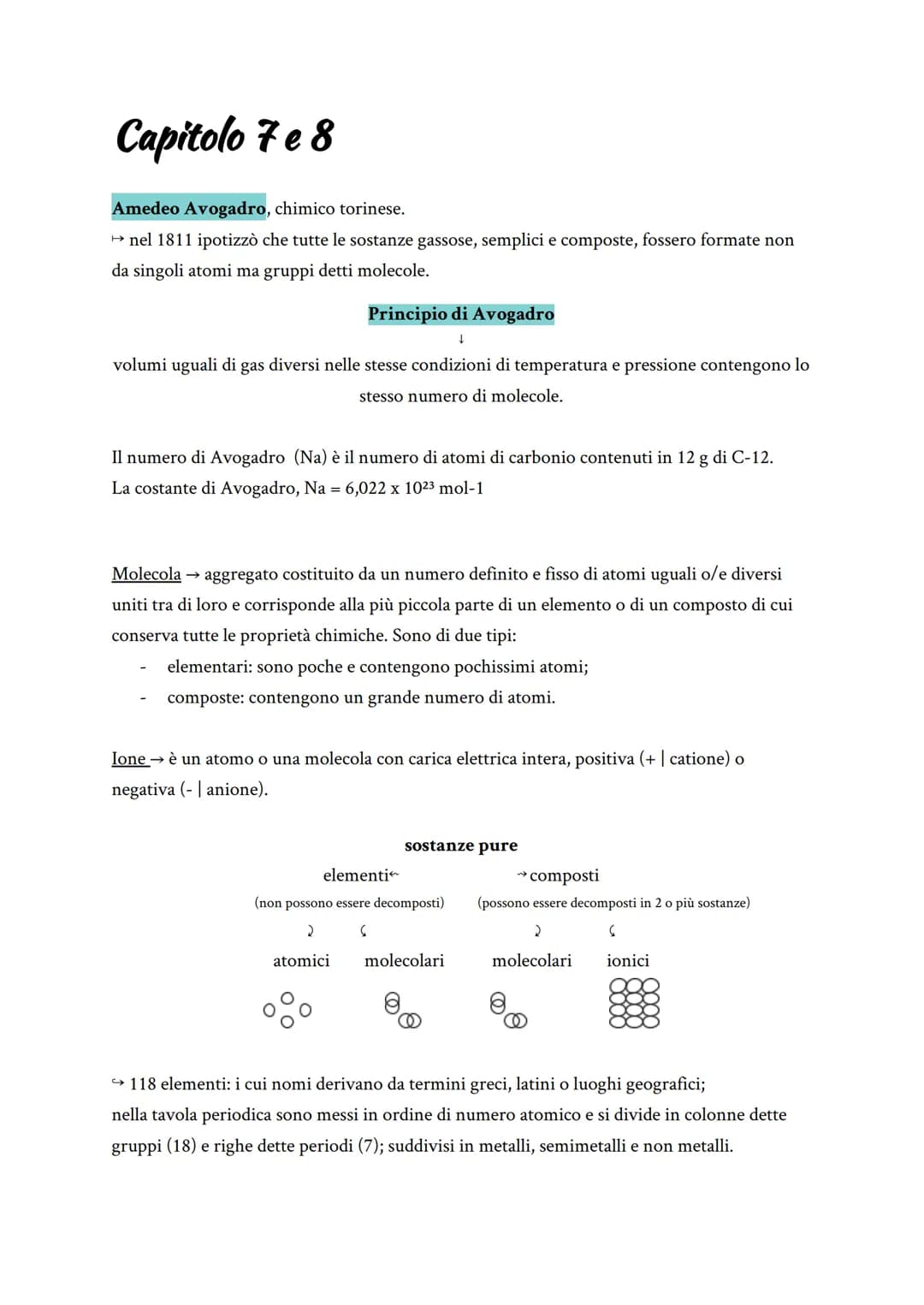 
<p>Il principio di Avogadro afferma che volumi uguali di gas diversi, nelle stesse condizioni di temperatura e pressione, contengono lo ste