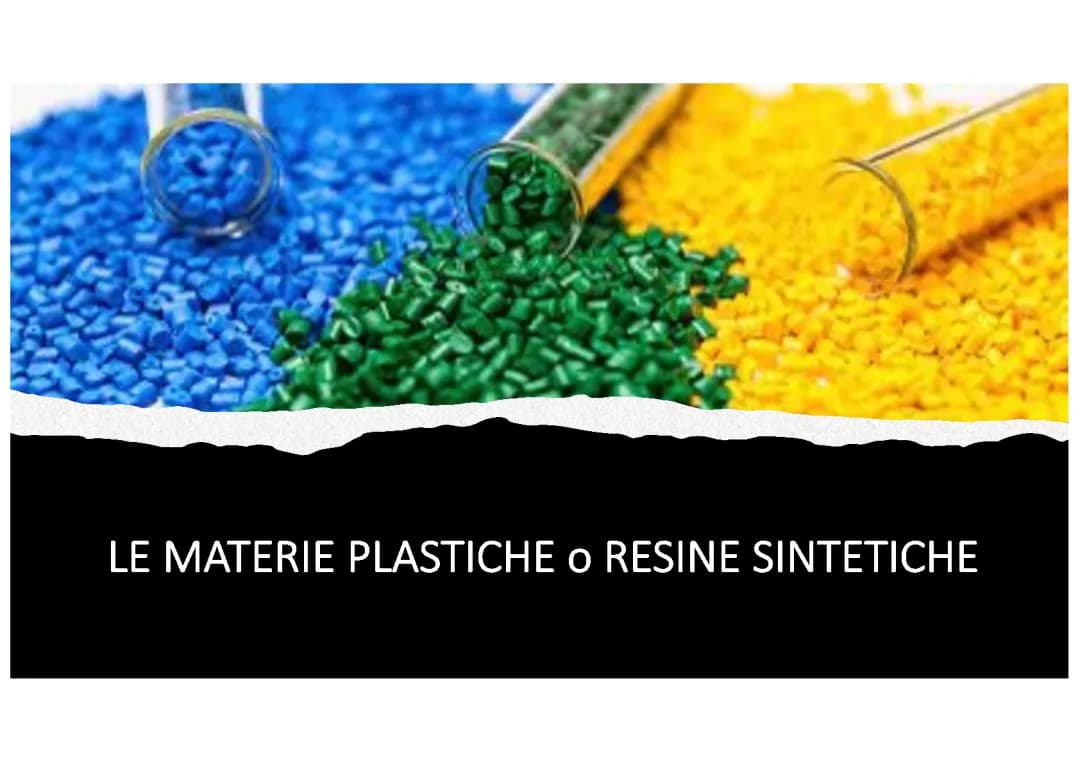 Guida Semplice sulle Resine Sintetiche e Materie Plastiche