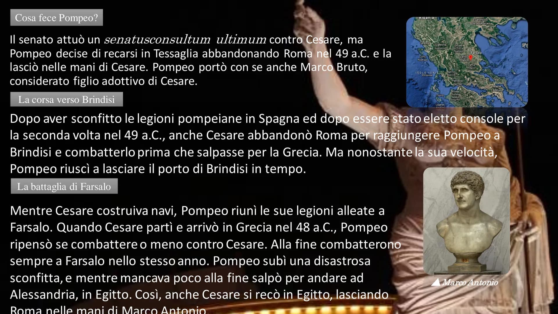 
<h2 id="introduzione">Introduzione</h2>
<p>Caivs Ivlius Caesar, noto come Giulio Cesare, è stato un personaggio di grande rilievo nella sto