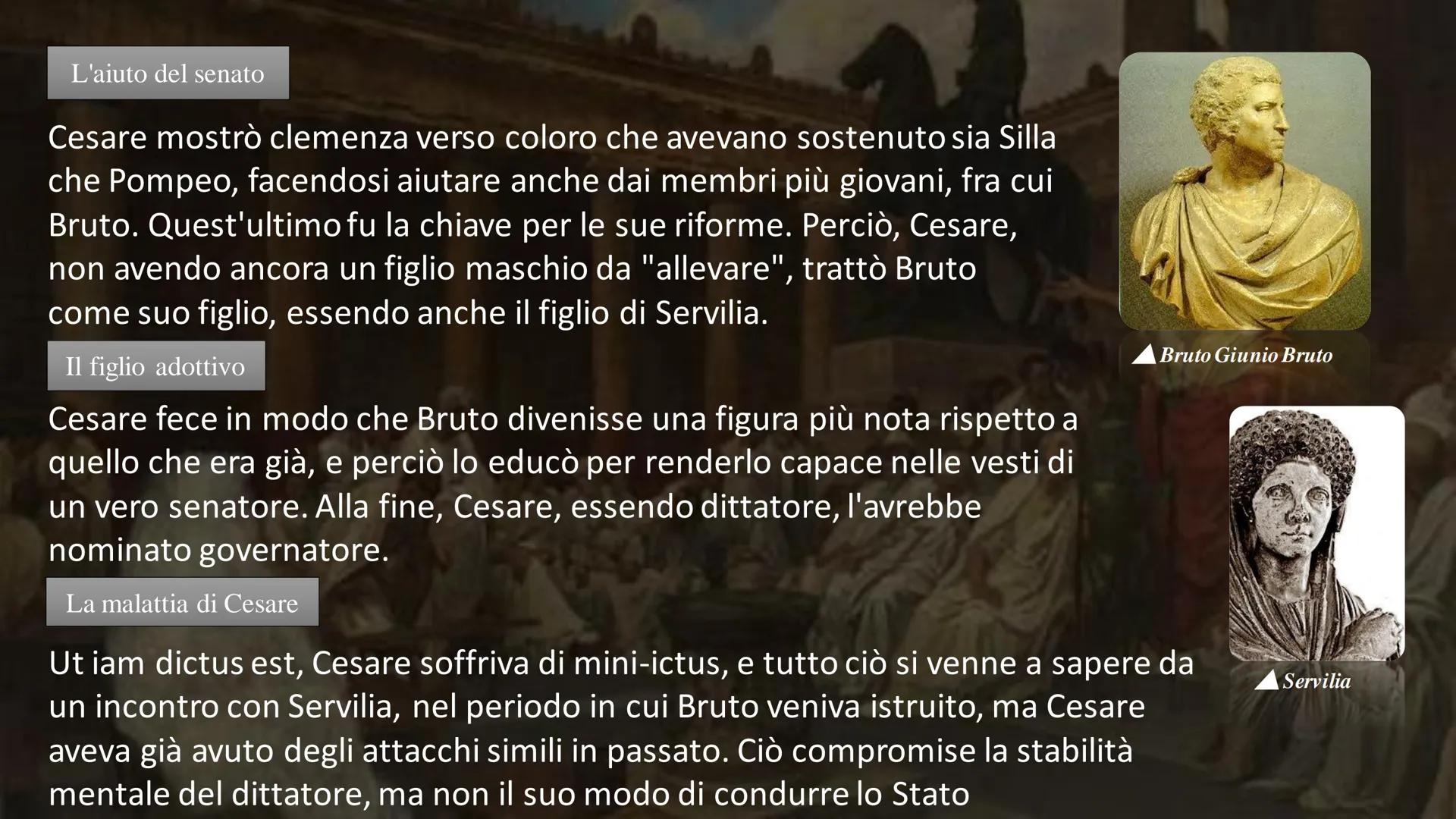 
<h2 id="introduzione">Introduzione</h2>
<p>Caivs Ivlius Caesar, noto come Giulio Cesare, è stato un personaggio di grande rilievo nella sto