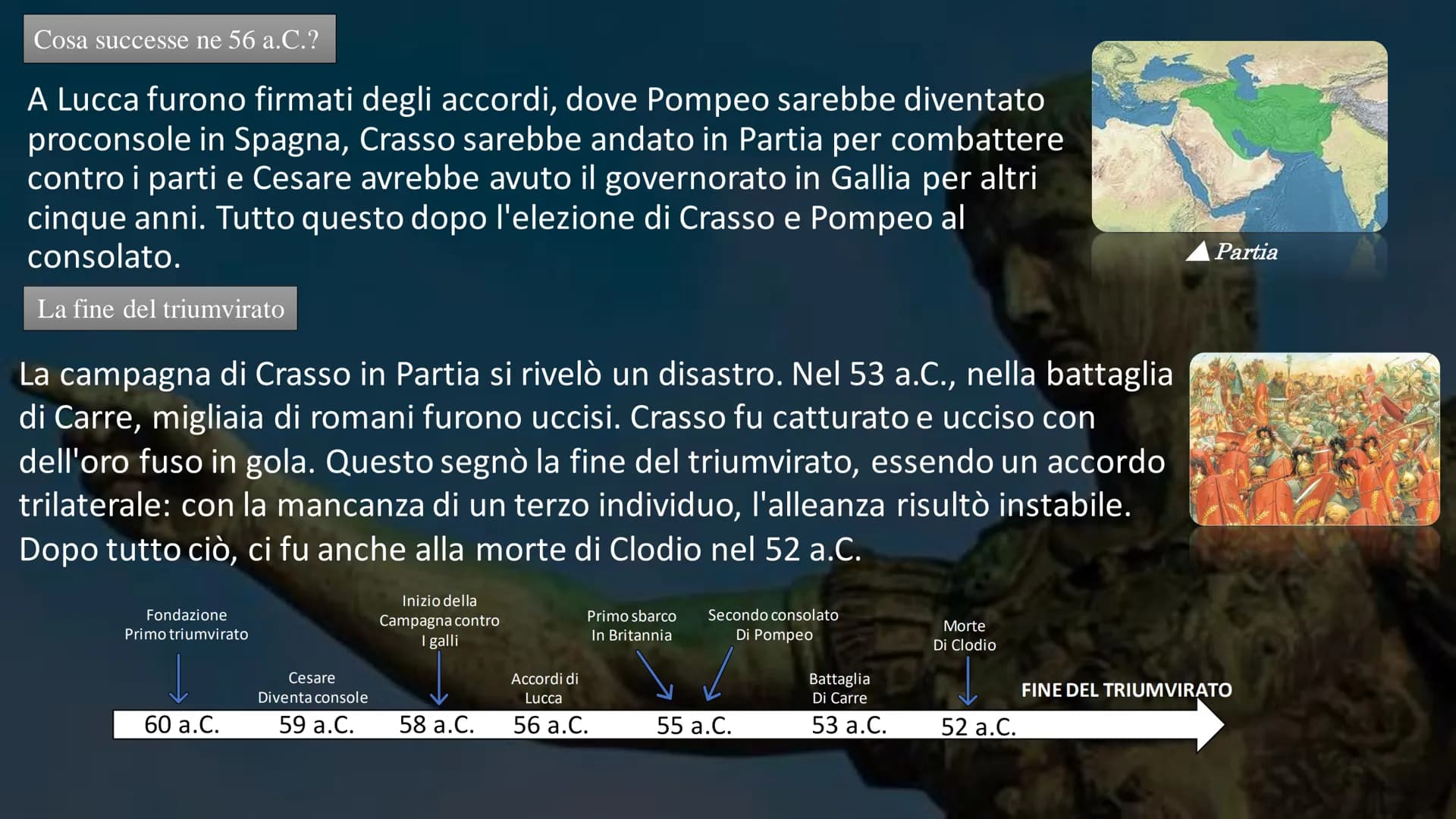 
<h2 id="introduzione">Introduzione</h2>
<p>Caivs Ivlius Caesar, noto come Giulio Cesare, è stato un personaggio di grande rilievo nella sto