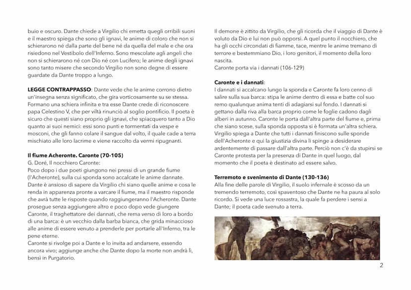 LA DIVINA COMMEDIA
CANTO I
• lonza= lussuria
• leone superbia
• lupa= cupidigia (scheletrica, così avara che vuole tutto per se)
appunti:
ca