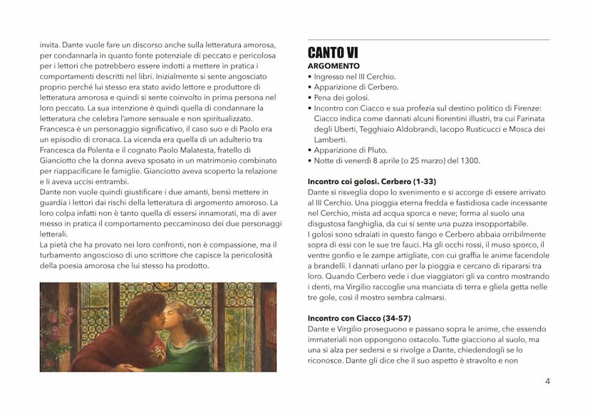LA DIVINA COMMEDIA
CANTO I
• lonza= lussuria
• leone superbia
• lupa= cupidigia (scheletrica, così avara che vuole tutto per se)
appunti:
ca
