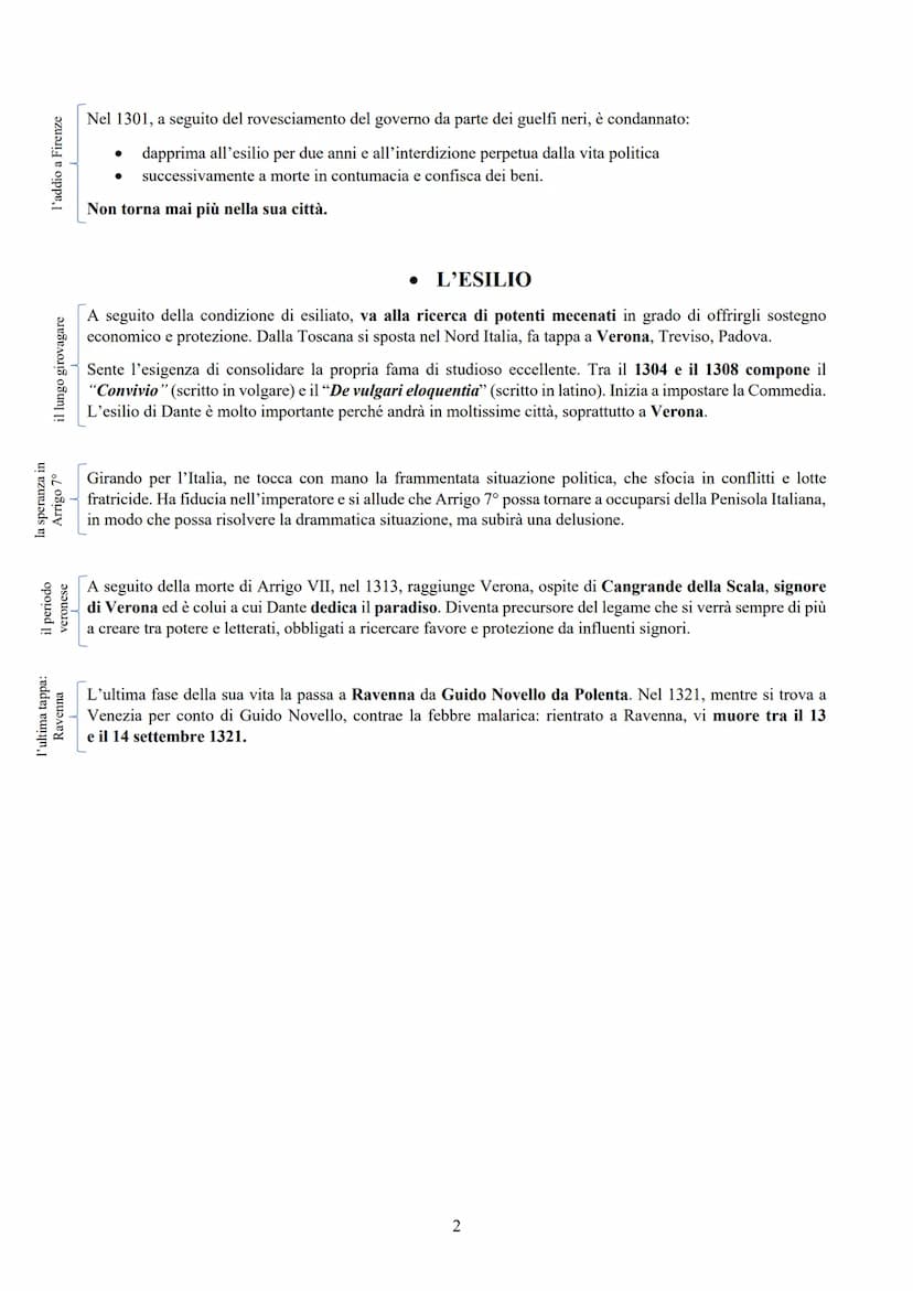 le origini e la
formazione
influenze
Vita Nuova, Beatrice e
sperimentalismo
le cariche
pubbliche
una decisione
sofferta
DANTE
È considerato 