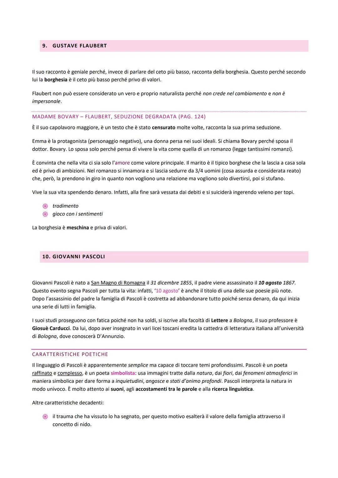 1. DECADENTISMO
BAUDELAIRE E DECADENTISMO
Il decadentismo è una sensazione: languore.
Decadente: deriva da un sonetto intitolato 'LANGUORE' 