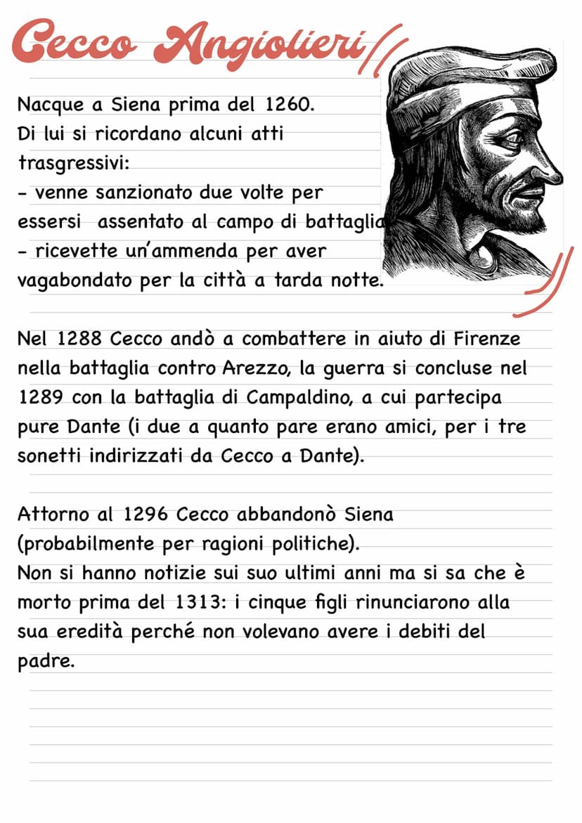 POESIA COMICO-REALISTICA
Si sviluppa tra il 200 e il 300.
Questa poesia indica da un lato:
1) stile comico: è scherzoso
Dall'altro lato:
2) 