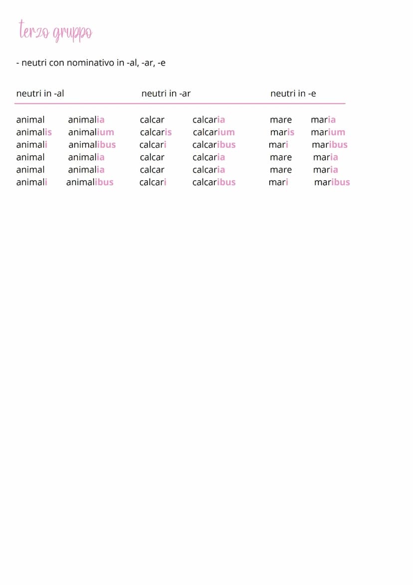 
<p>Le declinazioni latine sono un elemento fondamentale nella grammatica latina. Queste declinazioni includono cinque schemi principali, og