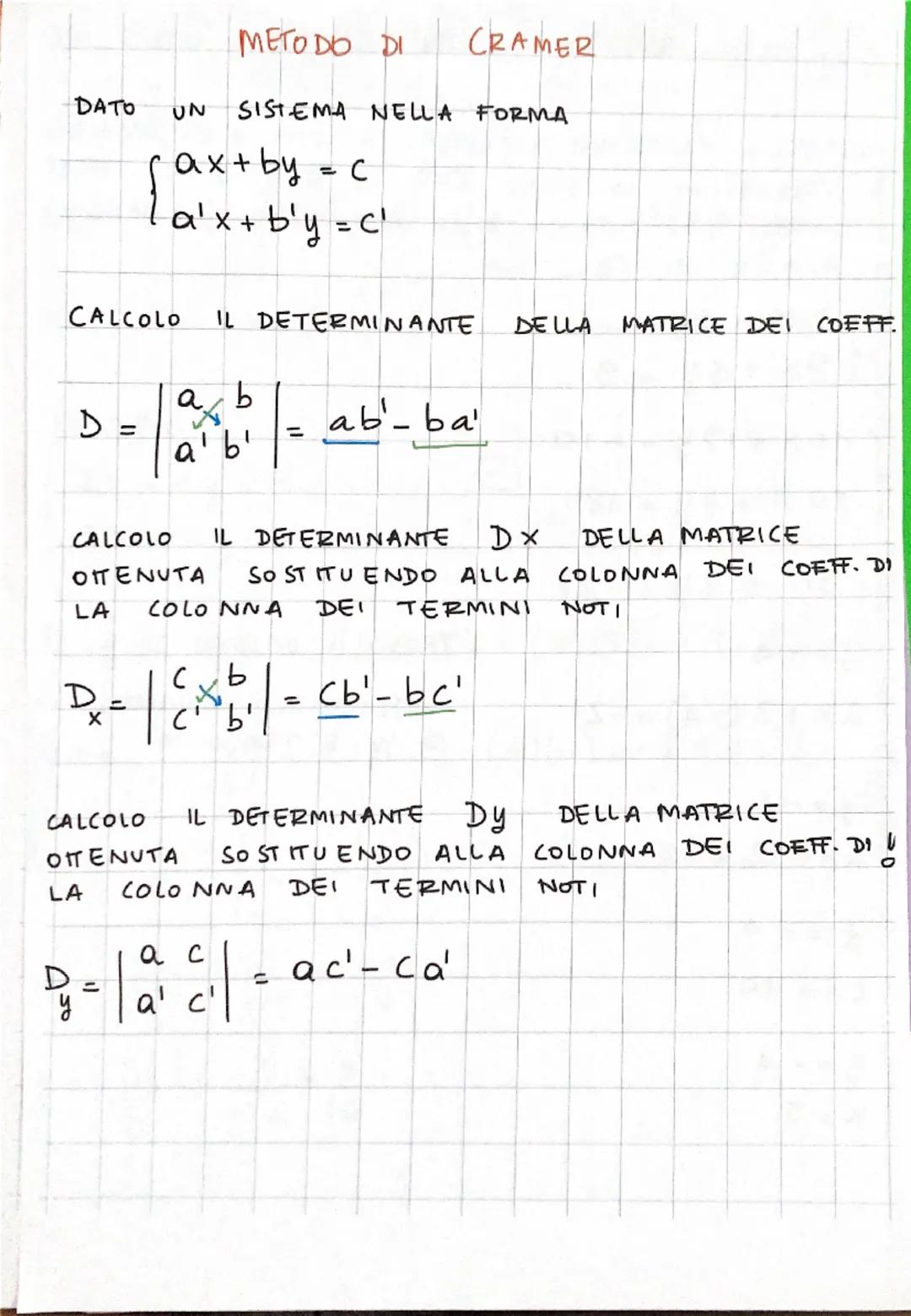 METODO DI SOSTITUZIONE
ISOLO UNA DELLE INCOGNITE DA UNA DELLE DUE EQ.NI
\{ \begin{aligned} x - 3y &= 7 \\ 2x + 5y &= 3 \end{aligned} \}
\{ \