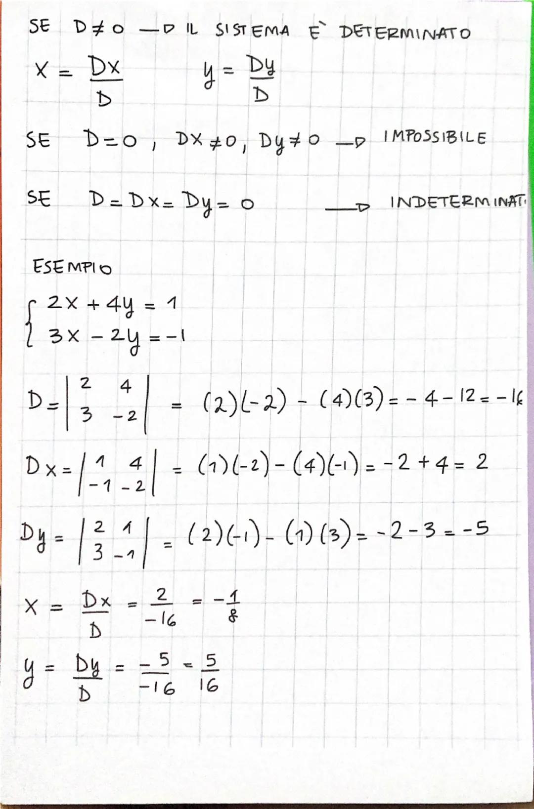 METODO DI SOSTITUZIONE
ISOLO UNA DELLE INCOGNITE DA UNA DELLE DUE EQ.NI
\{ \begin{aligned} x - 3y &= 7 \\ 2x + 5y &= 3 \end{aligned} \}
\{ \