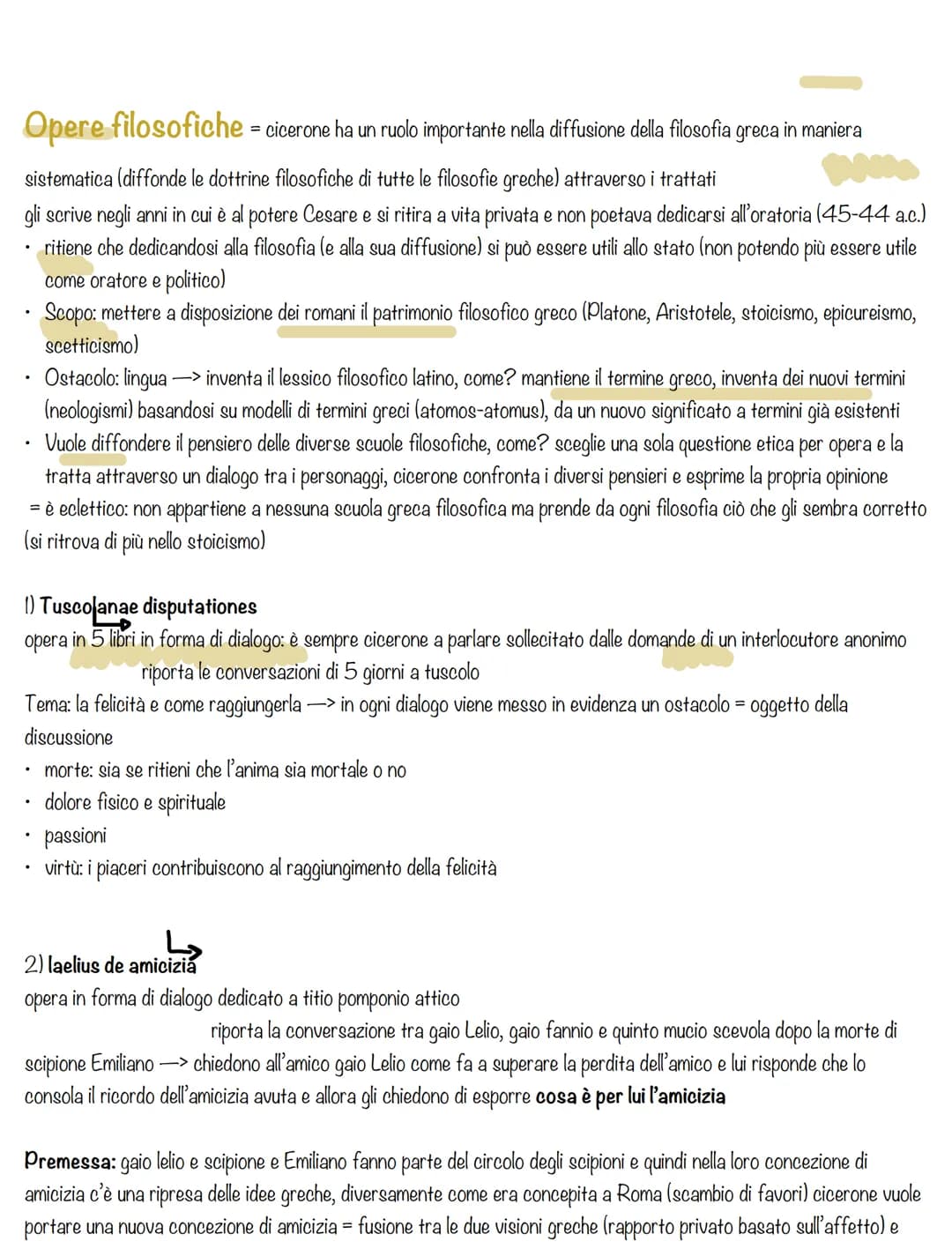 Cicerone è uno dei personaggi più importanti della storia e della letteratura, per primo si occupa della diffusione della
filosofia a Roma, 