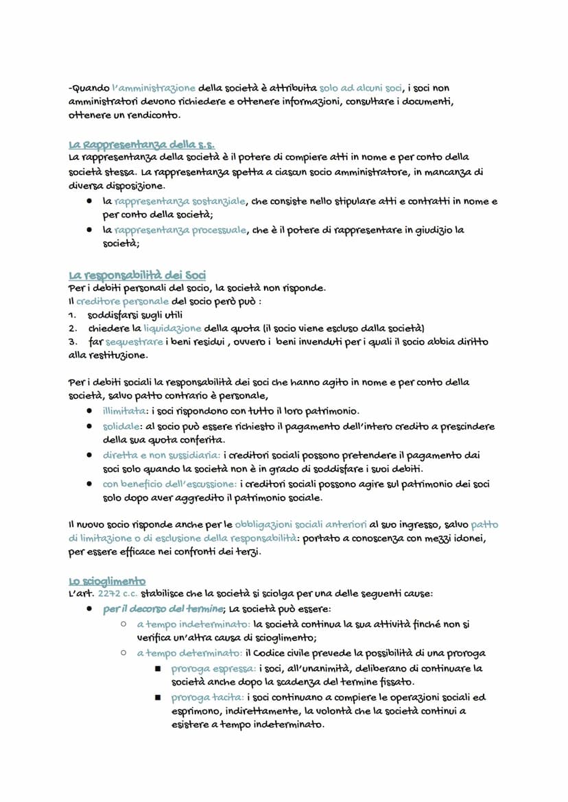 Le Società
L'impresa può essere esercitata da:
● Una sola persona: impresa individuale
Diverse persone: impresa collettiva/società
-> La soc