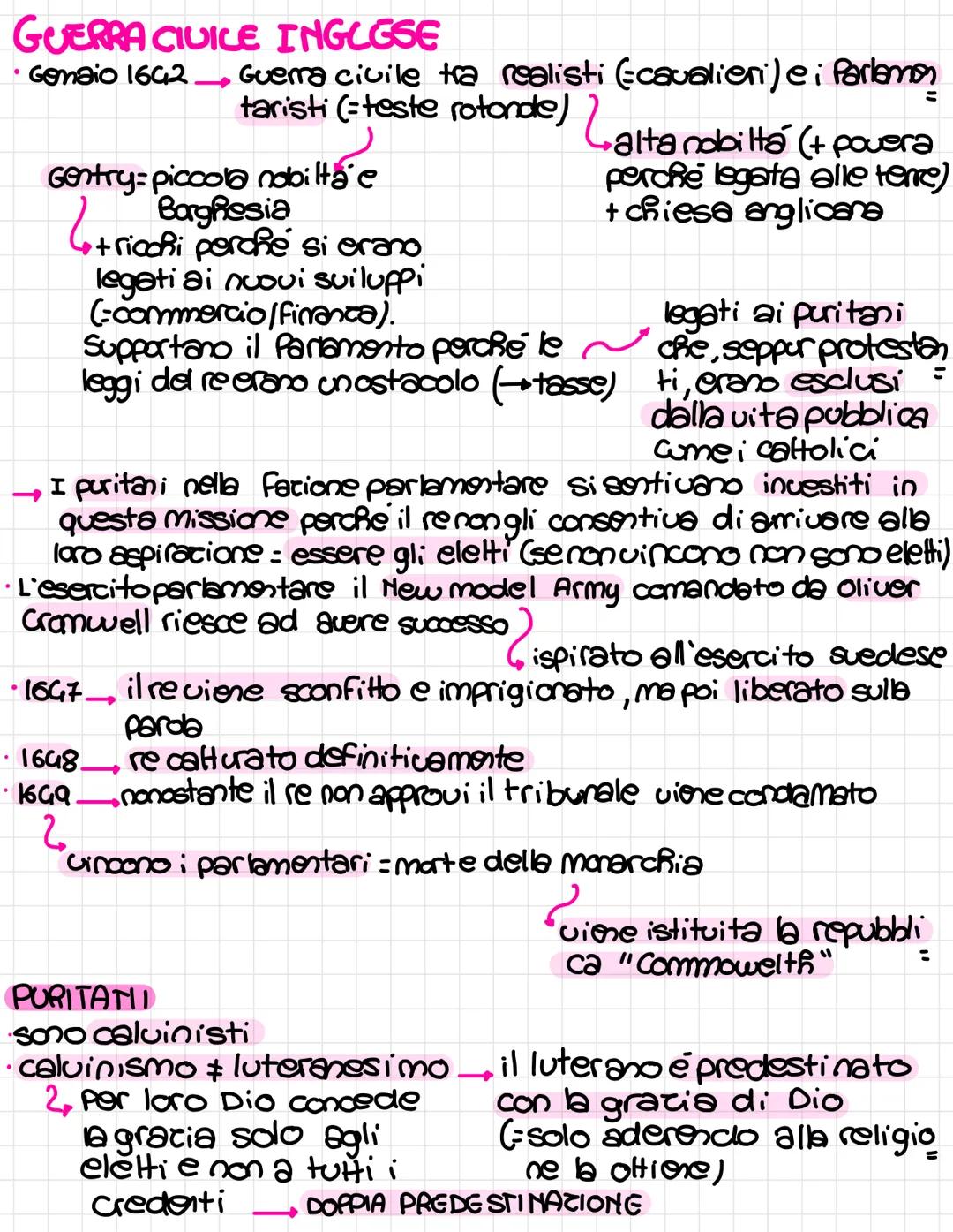 PARLAMENTARISMO INGLESE (monarchia costitucionale)
si estingue la monarchia Tudor con la morte di Elizabeth I
e sale al trono Giacomo I stua