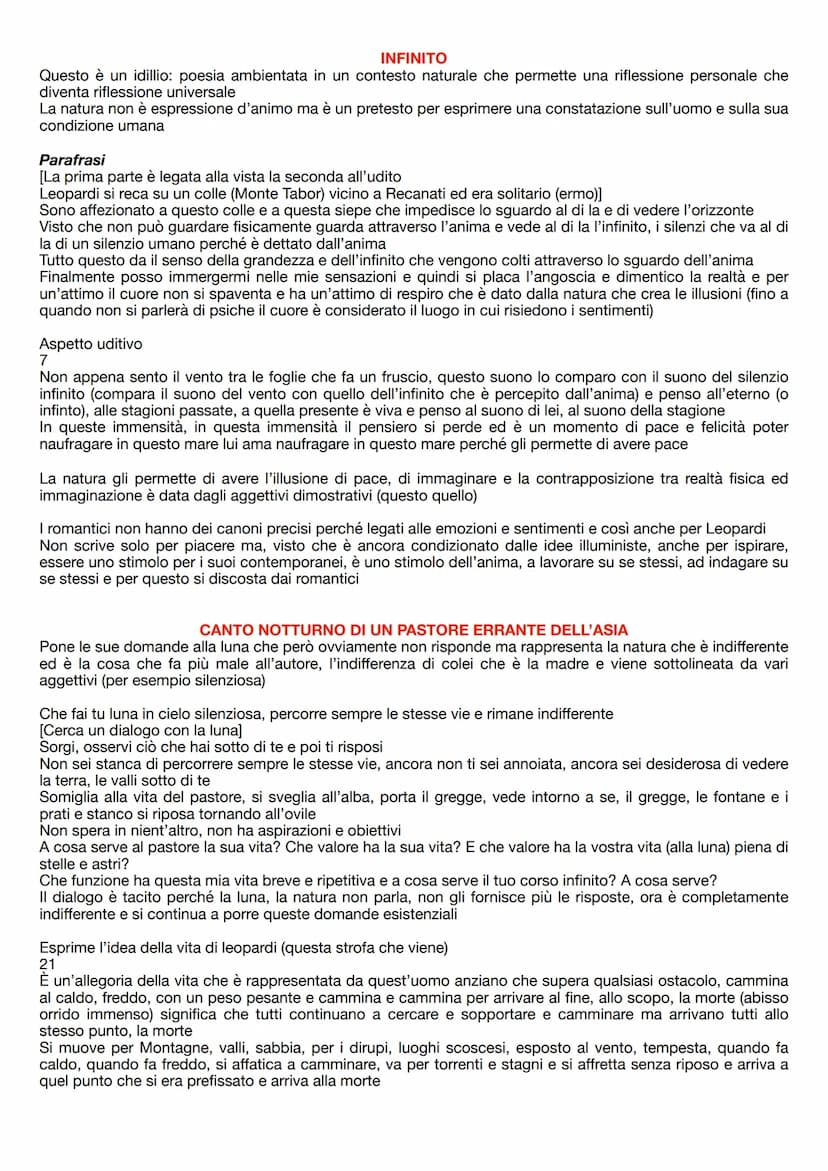 Leopardi
Nasce nel 1798 e muore nel 1837 e viene inserito nella corrente del romanticismo
Nasce a Recanati che fa parte dello stato pontific
