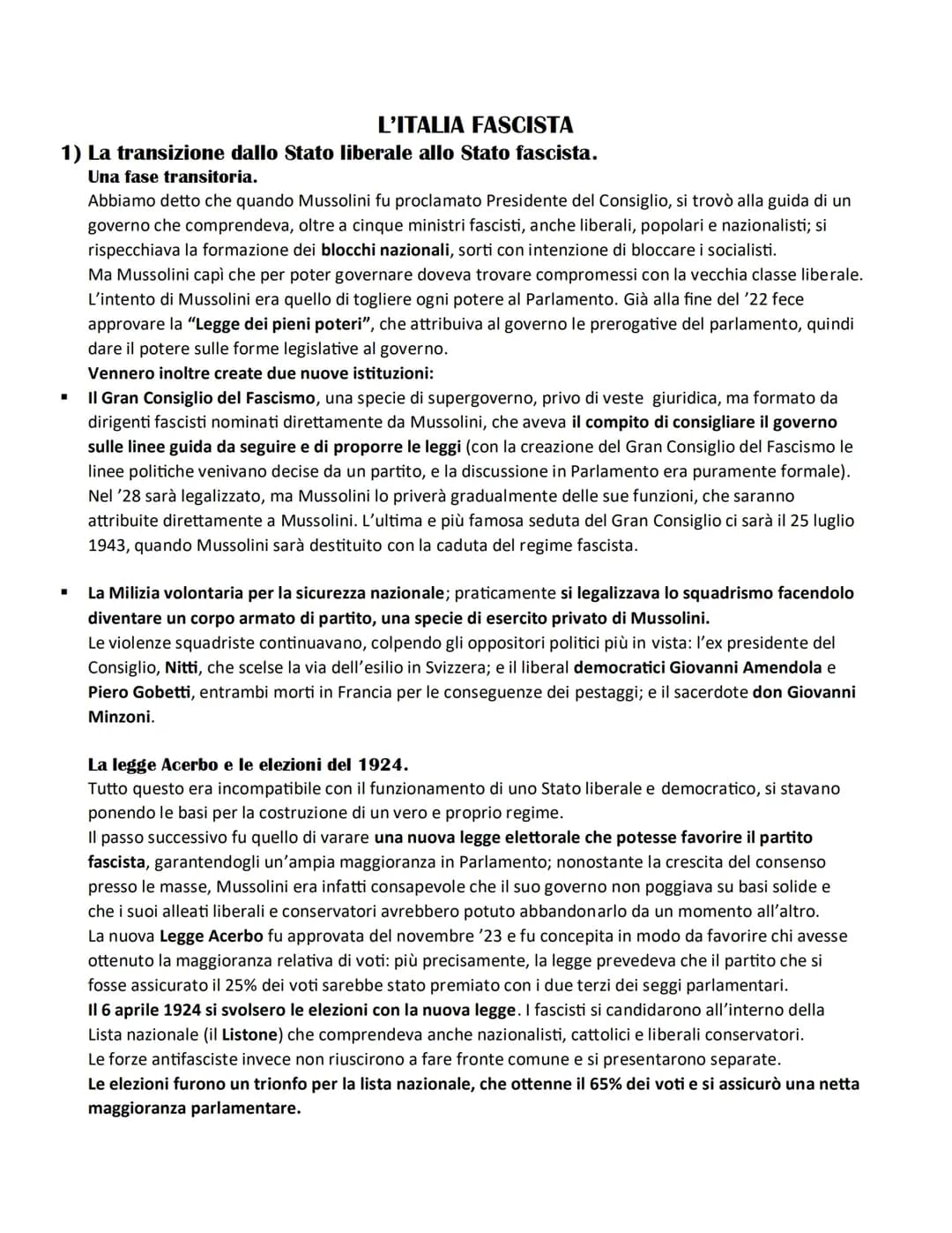 L'Italia fascista